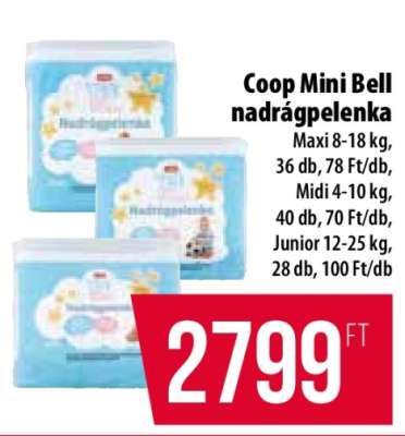 Coop Mini Bell nadrágpelenka