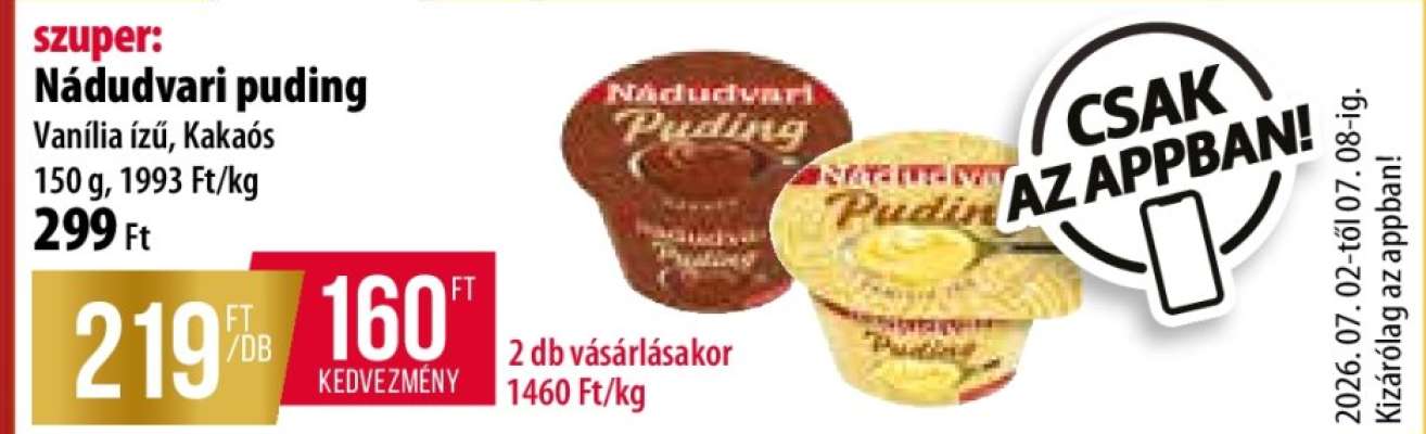 Nádudvari puding