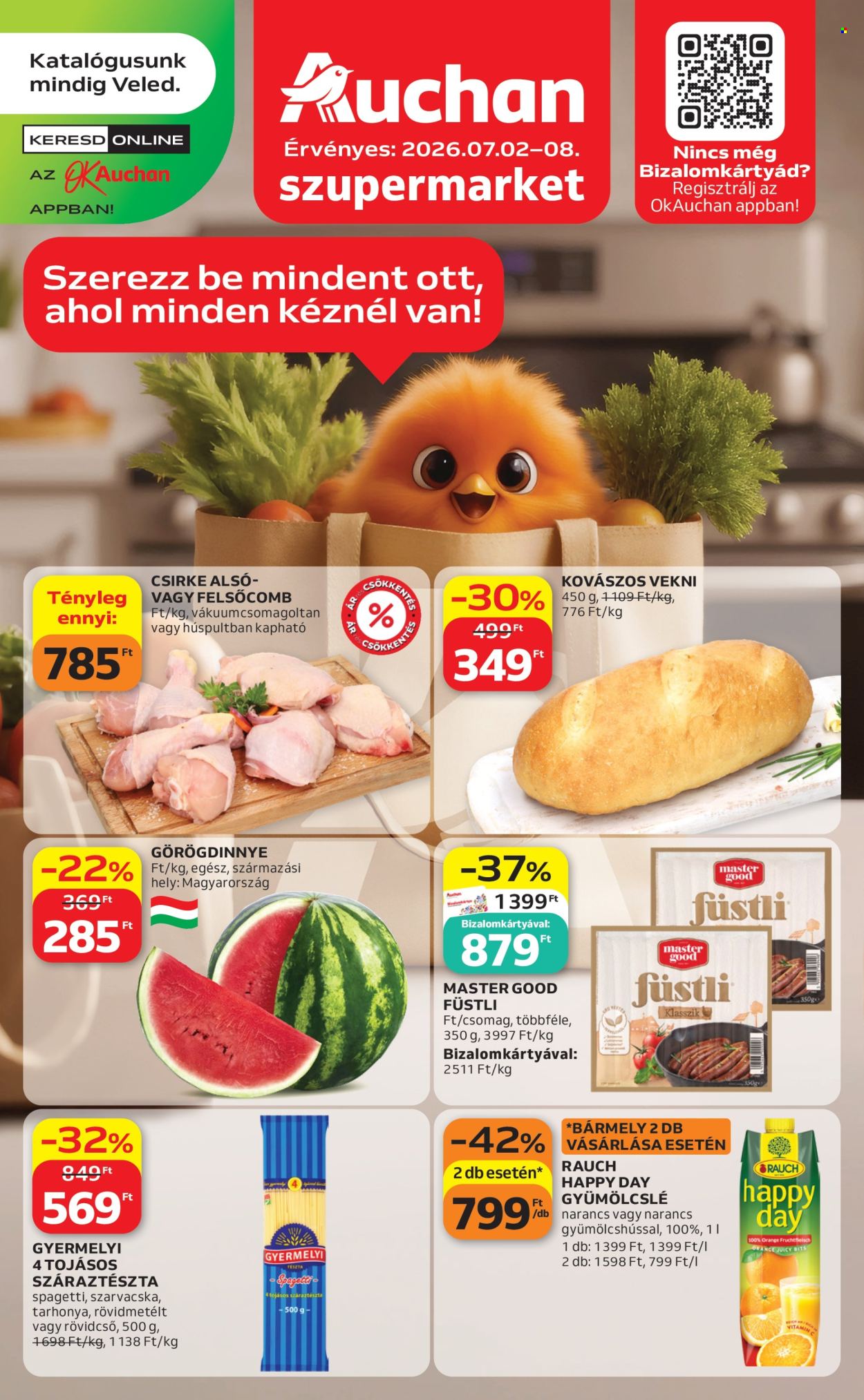 Auchan akciós újságok - 2026.07.02 - 2026.07.08. Oldal 1