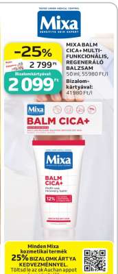 MIXA BALM CICA+ MULTIFUNKCIONÁLIS, REGENERÁLÓ BALZSAM