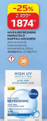 NIVEA REFRESHING HIDRATÁLÓ NAPPALI ARCKRÉM