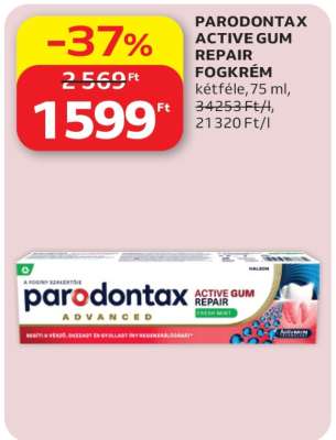 PARODONTAX ACTIVE GUM REPAIR FOGKRÉM