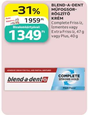 BLEND-A-DENT MŰFOGSOR-RÖGZÍTŐ KRÉM