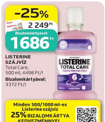 LISTERINE Szájvíz
