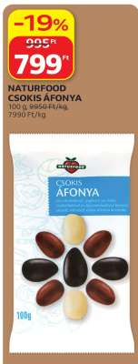 NATURFOOD CSOKIS ÁFONYA
