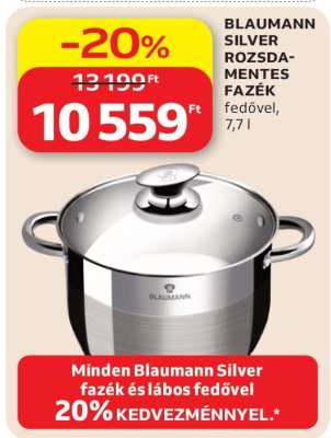 BLAUMANN SILVER ROZSDAMENTES FAZÉK