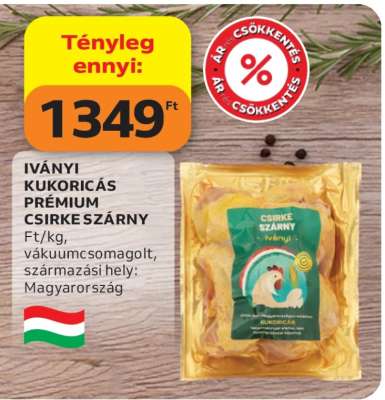 IVÁNYI KUKORICÁS PRÉMIUM CSIRKE SZÁRNY