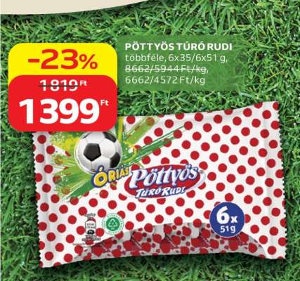 PÖTTYÖS Túró Rudi