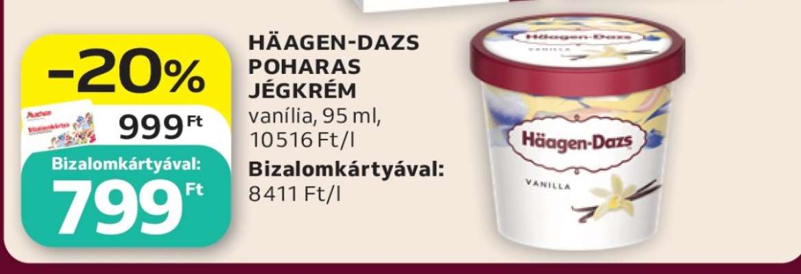 HÄAGEN-DAZS POHARAS JÉGKRÉM