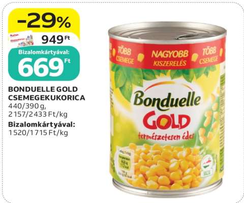 Bonduelle Gold Csemegekukorica