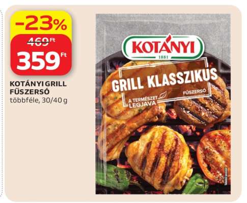 KOTÁNYI GRILL FŰSZERSÓ