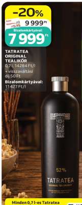 Tatratea Original tealikőr