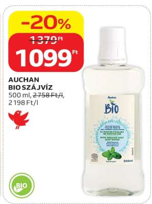 AUCHAN BIO SZÁJVÍZ