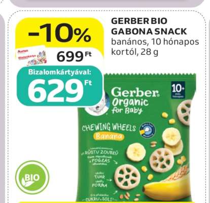 GERBER BIO GABONA SNACK