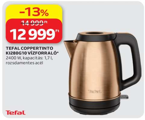 TEFAL COPPERTINO KI280G10 VÍZFORRALÓ