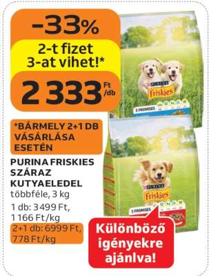 Purina Friskies Száraz Kutyaeledel