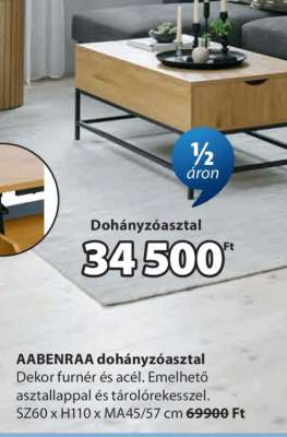 AABENRAA dohányzóasztal