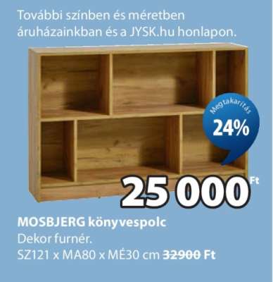 MOSBJERG könyvespolc