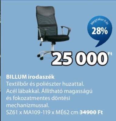 BILLUM irodaszék