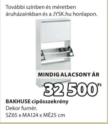BAKHUSE cipősszekrény