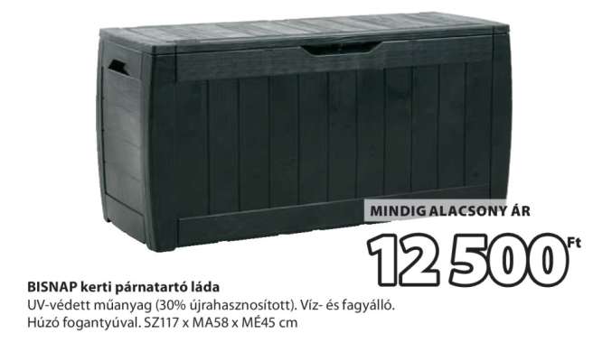 BISNAP kerti párnatartó láda