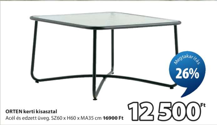 ORTEN kerti kisasztal