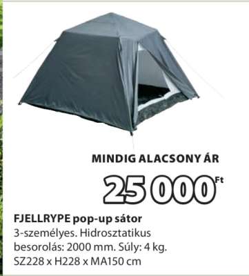 FJELLRYPE pop-up sátor