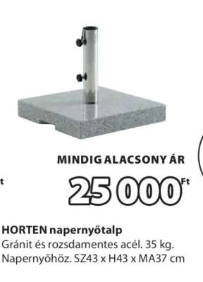 HORTEN napernyőtalp