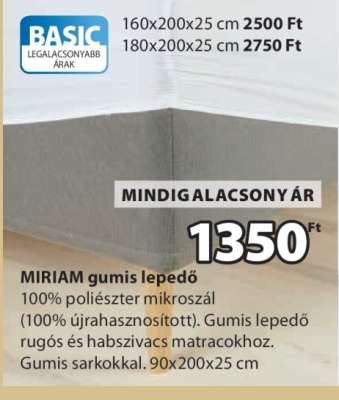 MIRIAM gumis lepedő