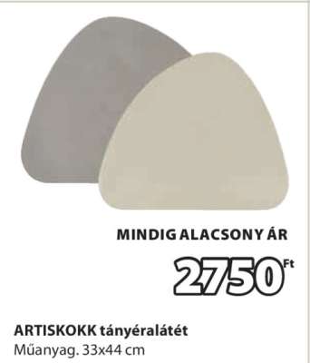 ARTISKOKK tányéralátét