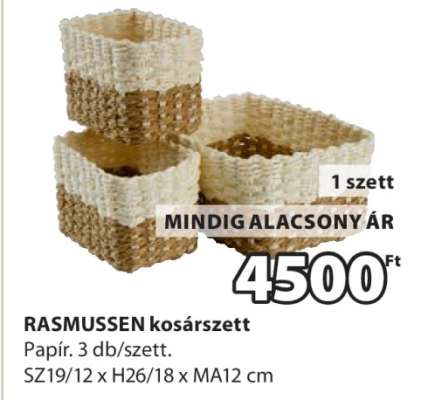 RASMUSSEN kosárszett