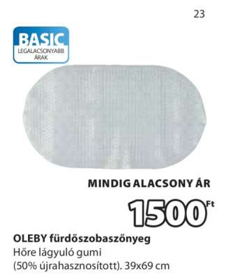 OLEBY fürdőszobaszőnyeg