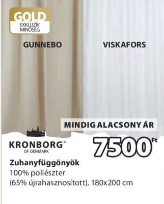 Kronborg Zuhanyfüggönyök