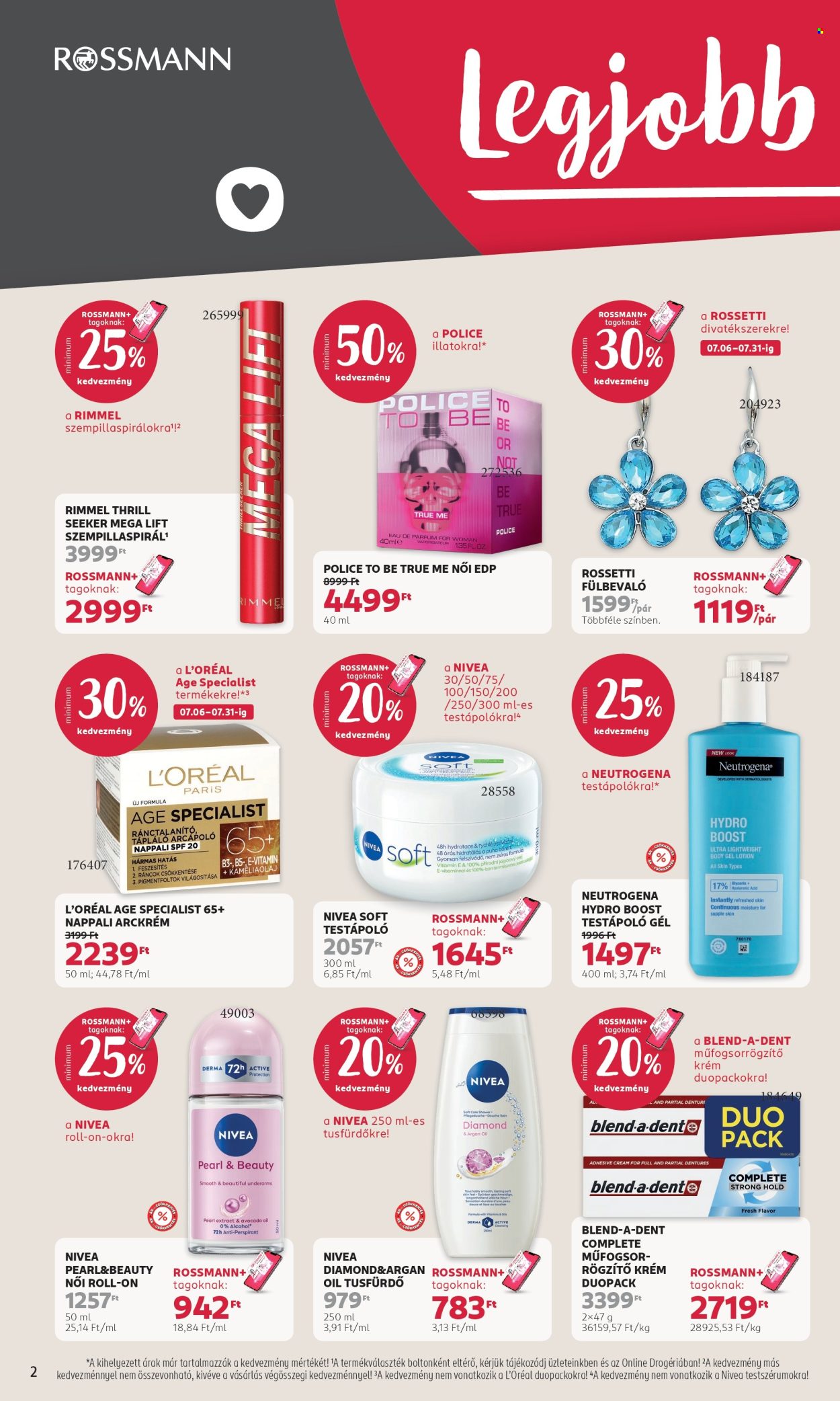 Rossmann akciós újságok - 2026.07.06 - 2026.07.17. Oldal 2