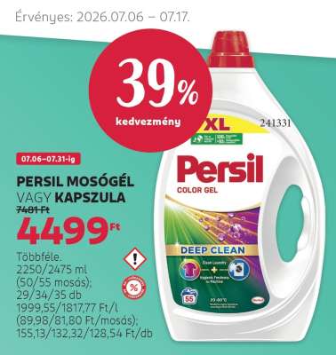 Persil mosógél vagy kapszula