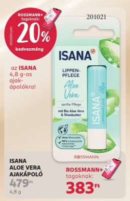 ISANA ALOE VERA AJAKÁPOLÓ