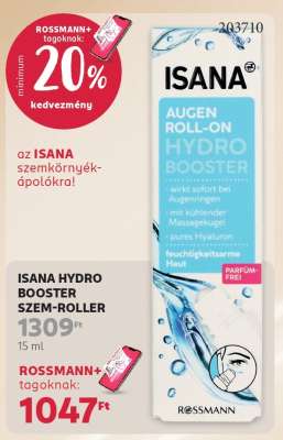 ISANA HYDRO BOOSTER SZEM-ROLLER