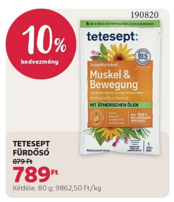 Tetesept Fürdősó