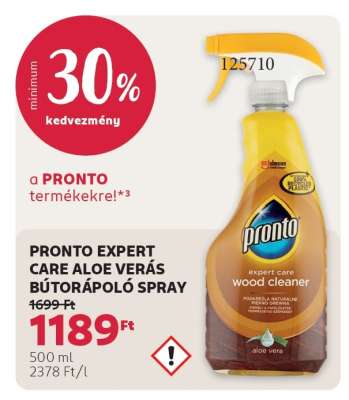 PRONTO EXPERT CARE ALOE VERÁS BÚTORÁPOLÓ SPRAY
