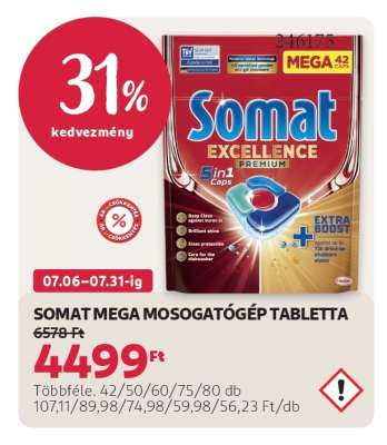 SOMAT MEGA MOSOGATÓGÉP TABLETTA