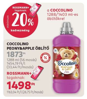 COCCOLINO PEONY&APPLE ÖBLÍTŐ