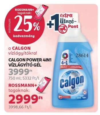 CALGON POWER 4IN1 VÍZLÁGYÍTÓ GÉL