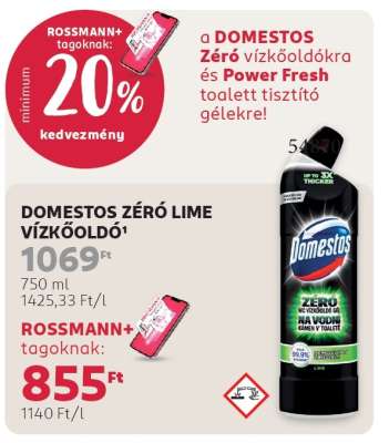 DOMESTOS ZÉRÓ LIME VÍZKŐOLDÓ
