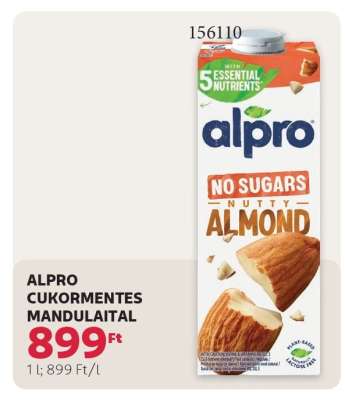 ALPRO CUKORMENTES MANDULALAITAL