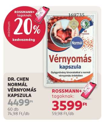 DR. CHEN NORMÁL VÉRNYOMÁS KAPSZULA