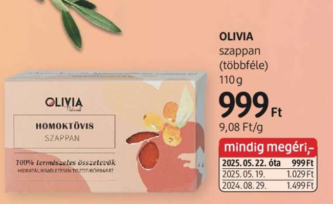 OLIVIA szappan (többféle)