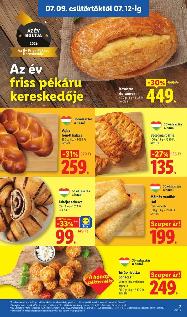 Lidl akciós újságok - 2026.07.09 - 2026.07.15. Oldal 7