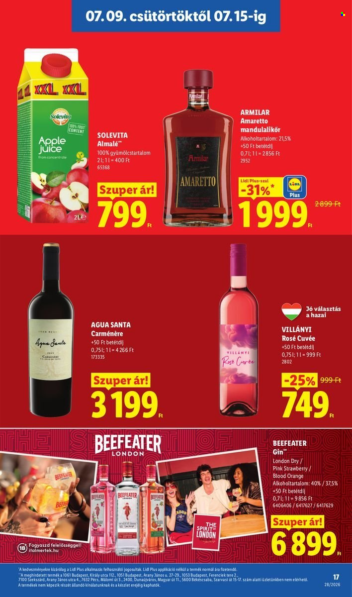 Lidl akciós újságok - 2026.07.09 - 2026.07.15. Oldal 17