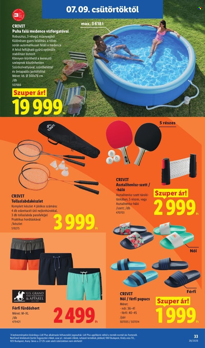 Lidl akciós újságok - 2026.07.09 - 2026.07.15. Oldal 33