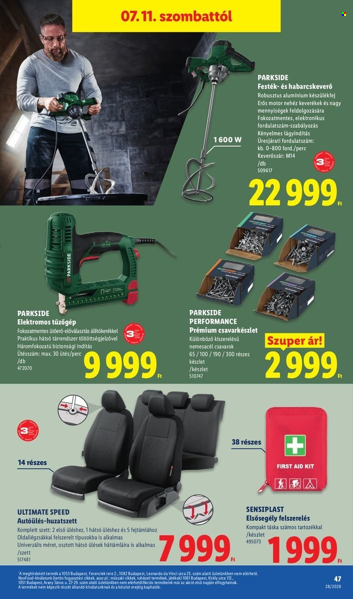 Lidl akciós újságok - 2026.07.09 - 2026.07.15. Oldal 47